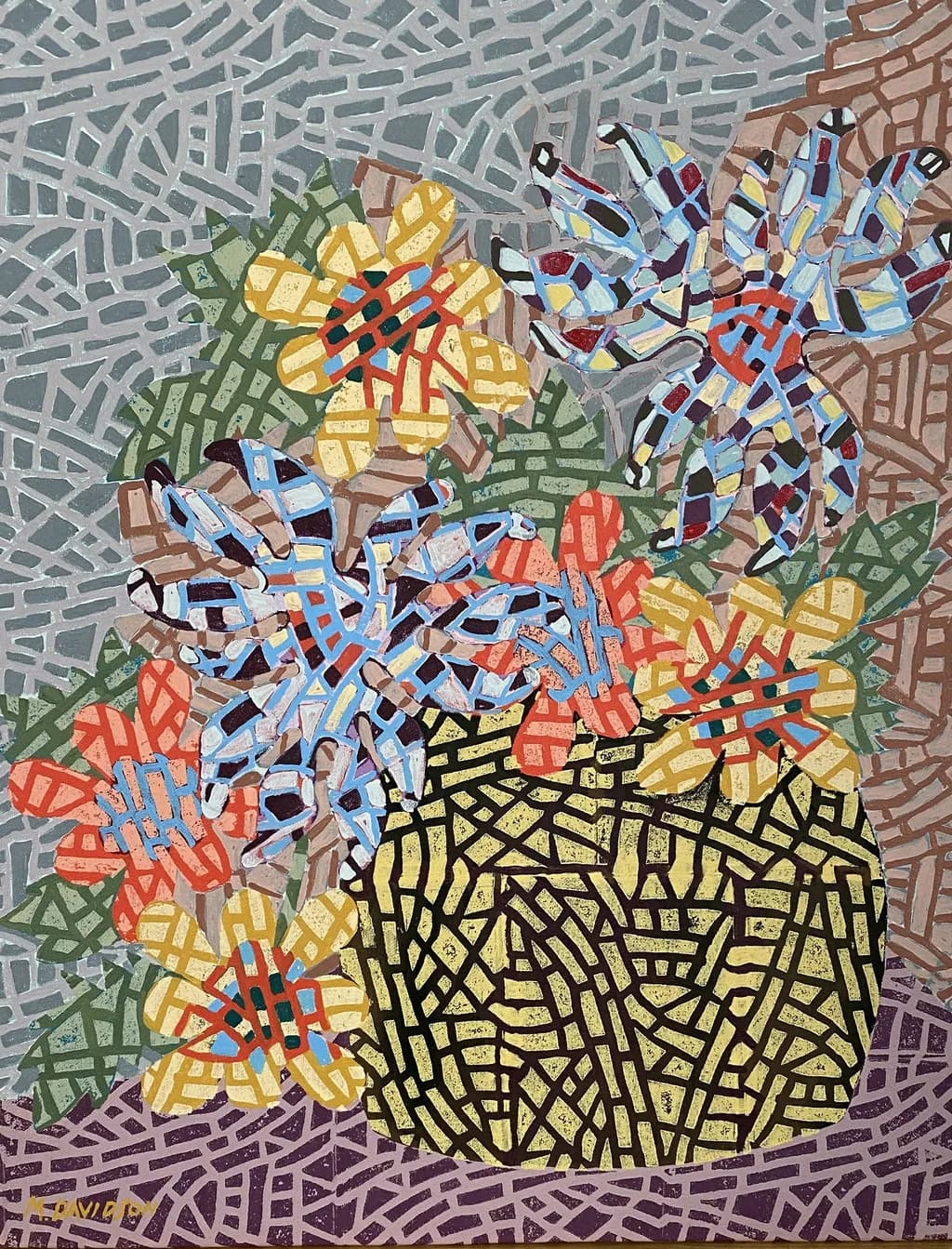 Stamped Flower Arrangement #10