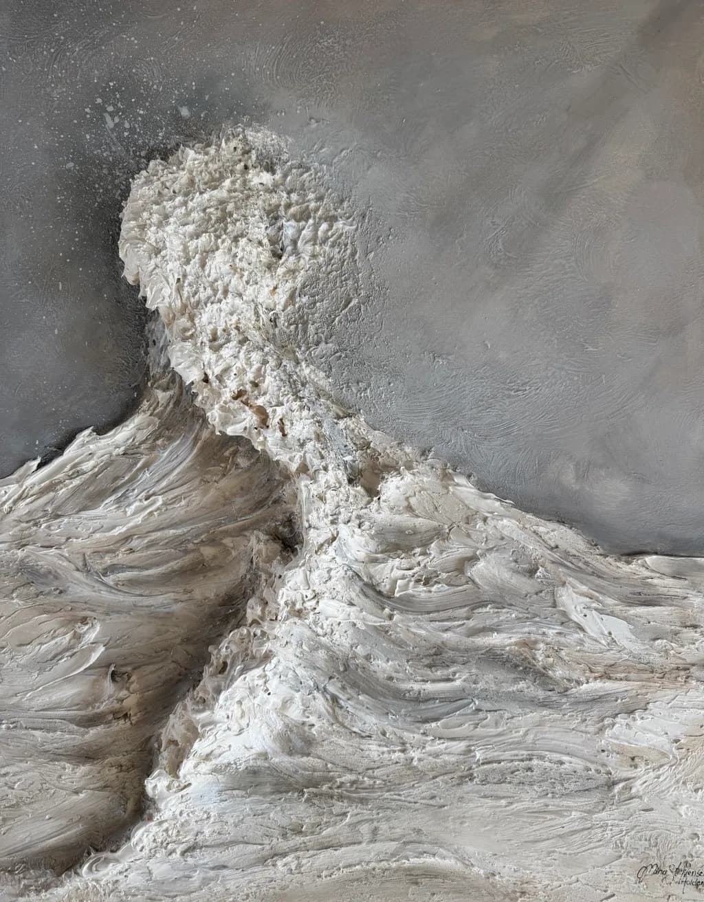 Whispers of the Ocean: A Textured Journey Through Waves and Serenity