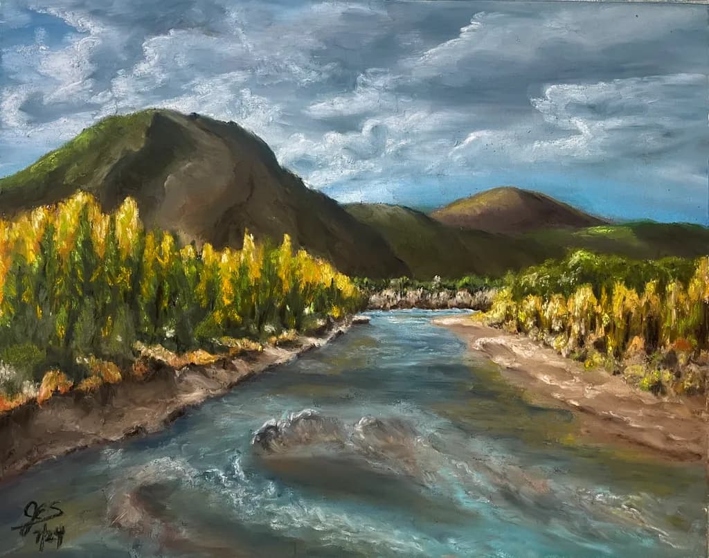 Flathead River in glacier national park