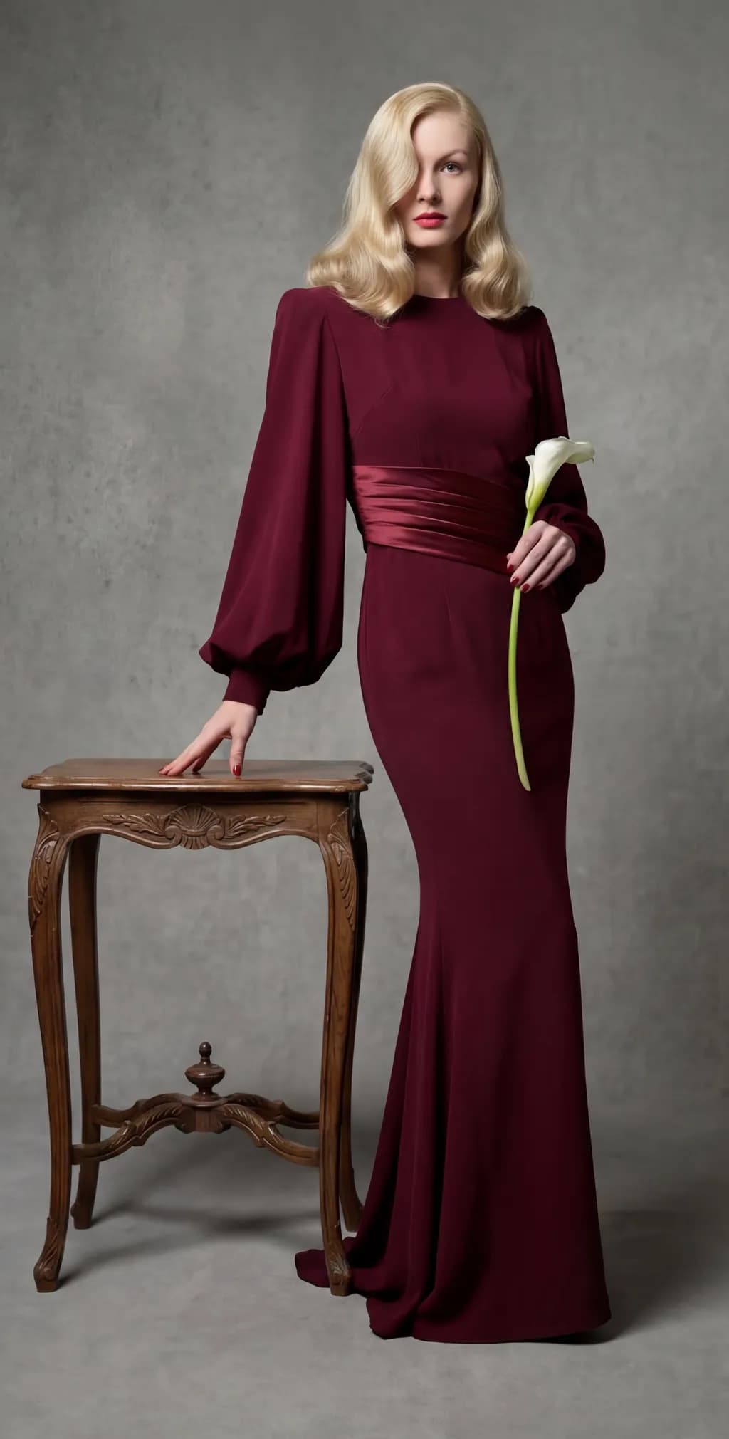 Burgundy Elegance