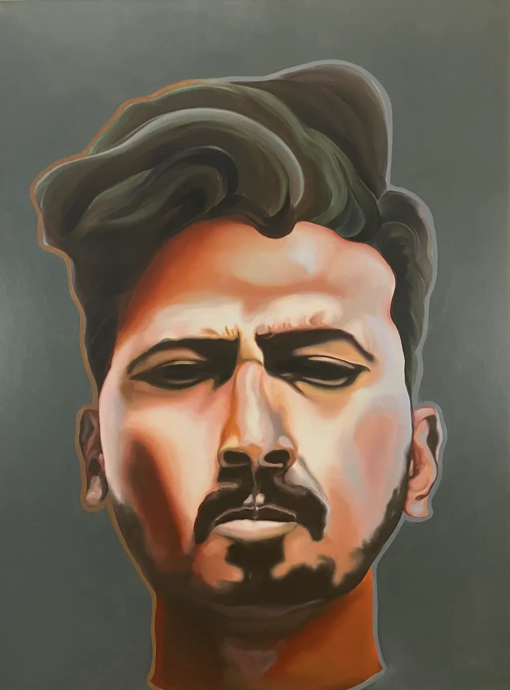 Bold Reflections: A Contemporary Portrait of Strength and Identity