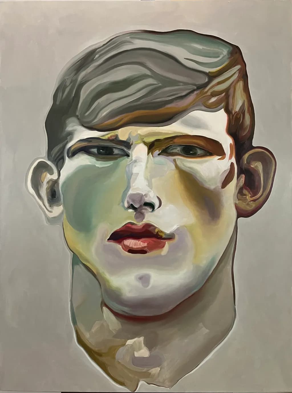 Vibrant Expressions: An Abstract Portrait of Modern Identity