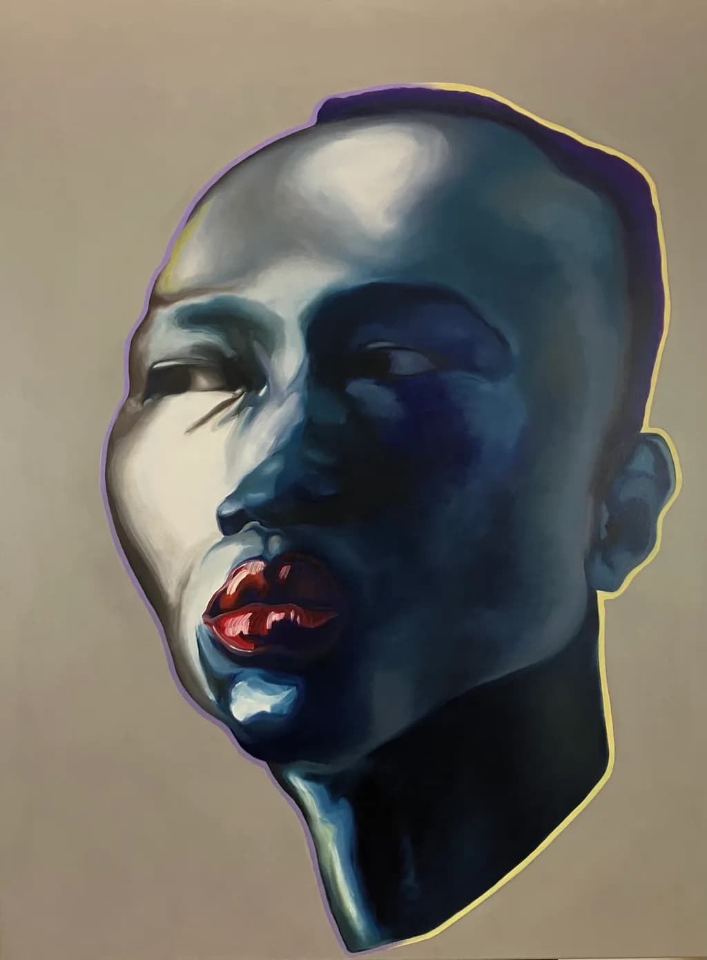 Whispers of Identity: A Bold Exploration of Form and Color in Contemporary Portraiture