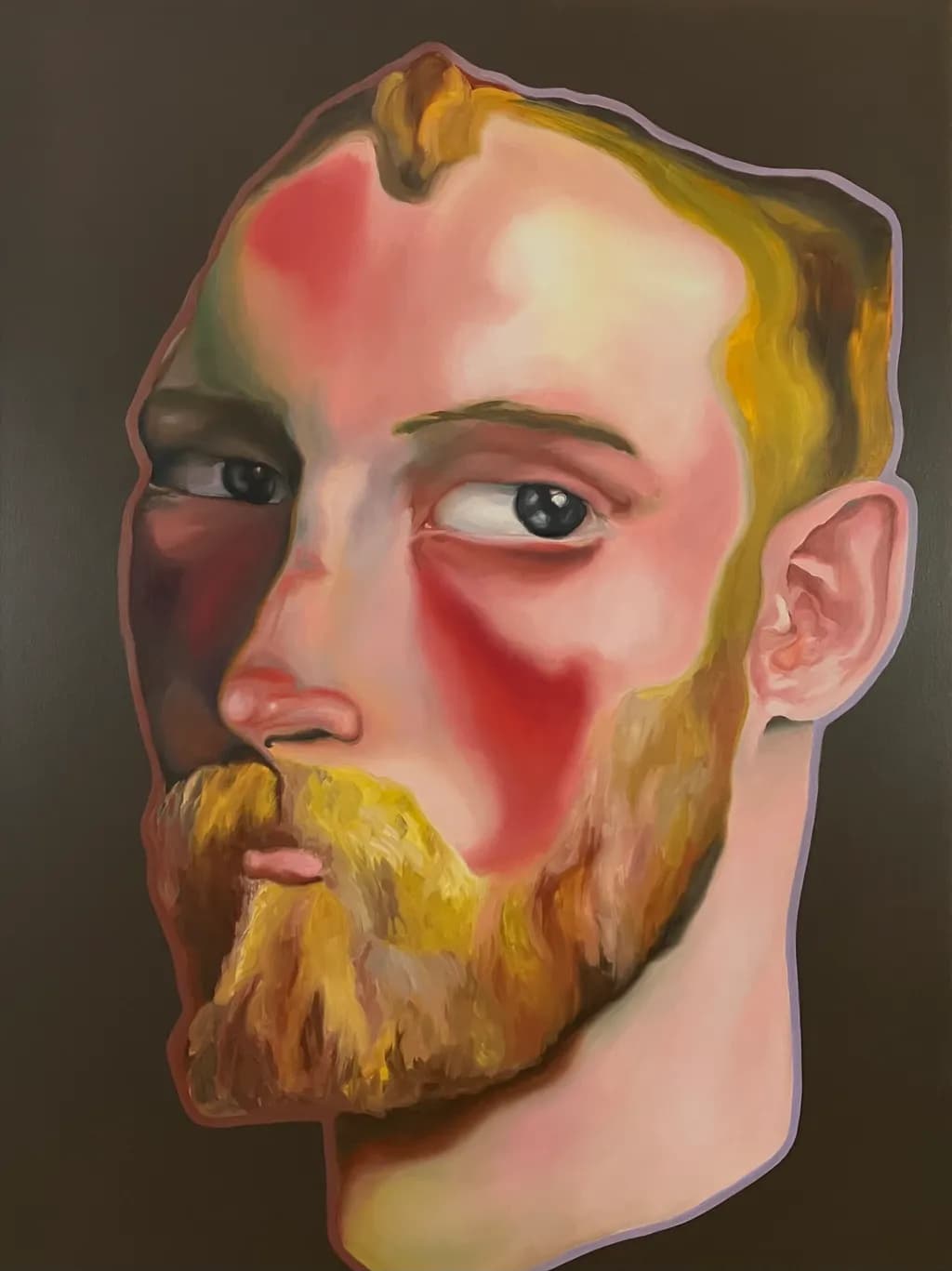 Vibrant Reflections: An Abstract Portrait of Emotion and Expression