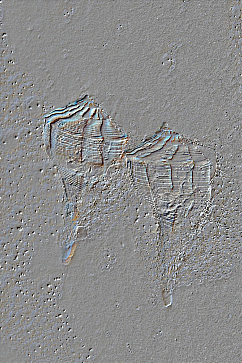 Echoes Beneath the Surface — An Imprint of Textured Shells