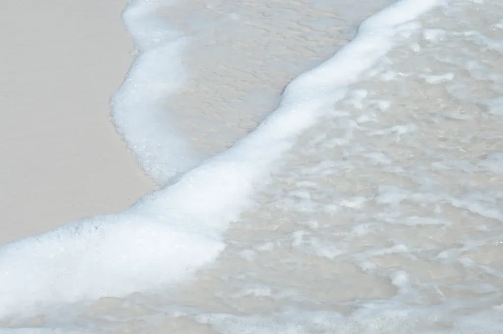 Where Foam Meets Sand: A Study in Subtle Motion