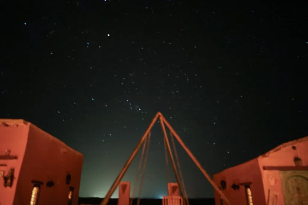 Celestial Serenity: A Night Under the Stars in Desert Abode