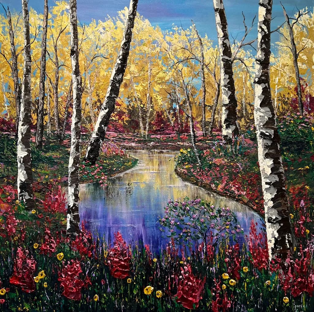Whispers of Autumn: A Serene Reflection in Nature's Embrace