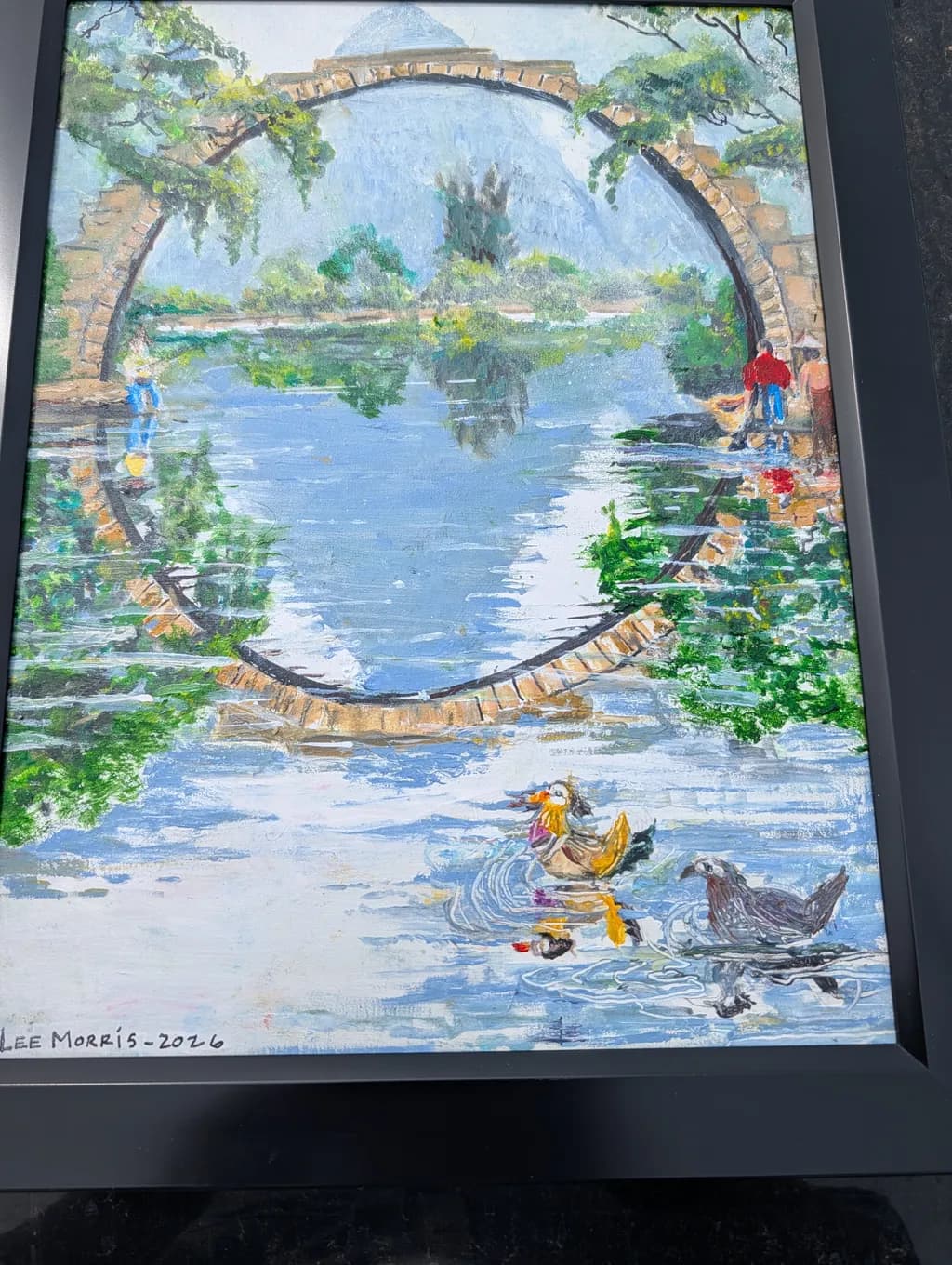  Moon Bridge Reflection
