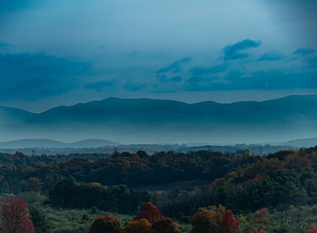 Misty Mountainscape