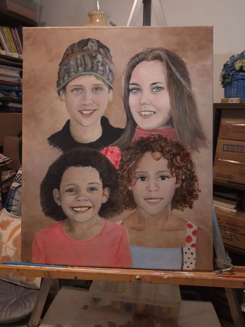 Four Faces, One Canvas