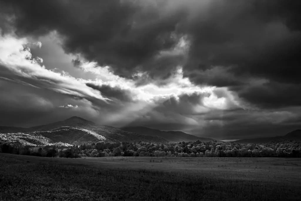 Here Comes the Sun — Cades Cove, Great Smoky Mountains NP