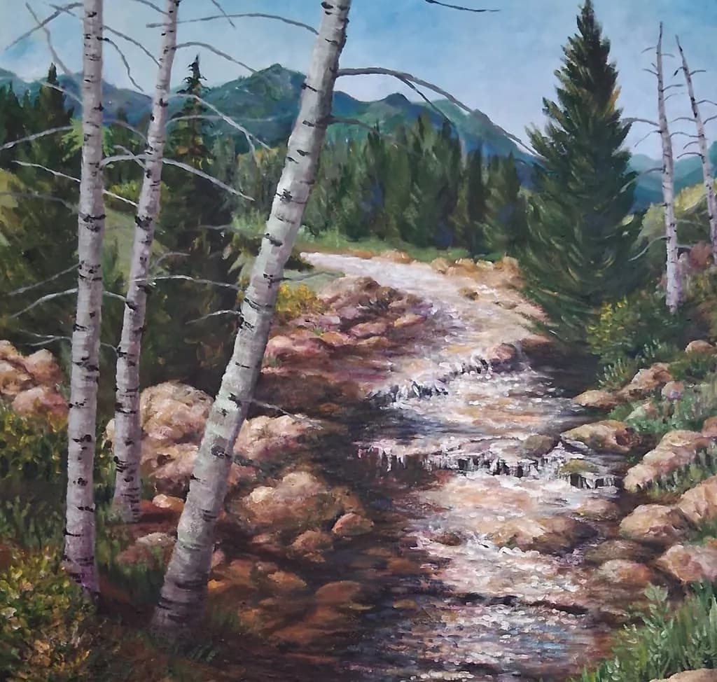 Mountain Stream Path