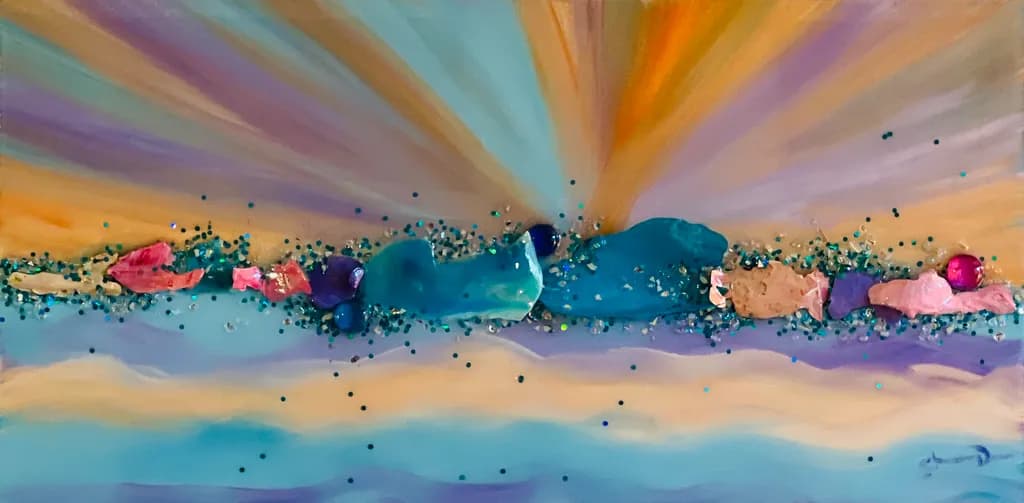 Radiant Horizons: A Colorful Journey Through Abstract Landscapes