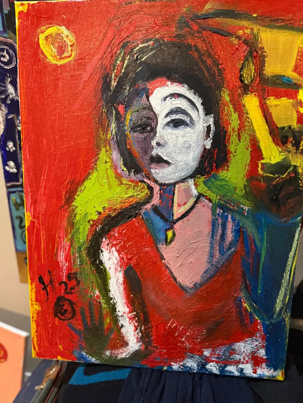 Split-Face Portrait