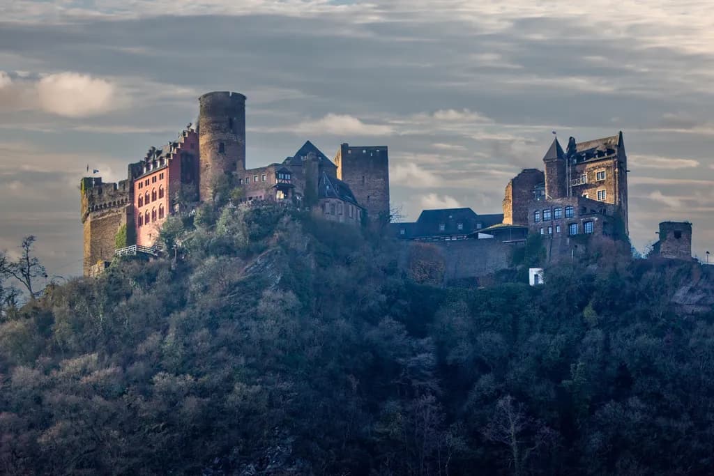 Whispers of Time: The Enigmatic Castle at Dusk