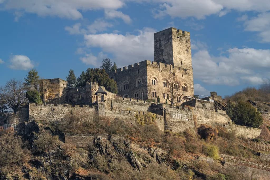 Whispers of Time: The Majestic Fortress Beneath the Sky
