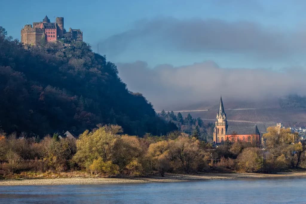 Whispers of Time: A Serene Encounter with the Rhine Valley's Majestic Landscape