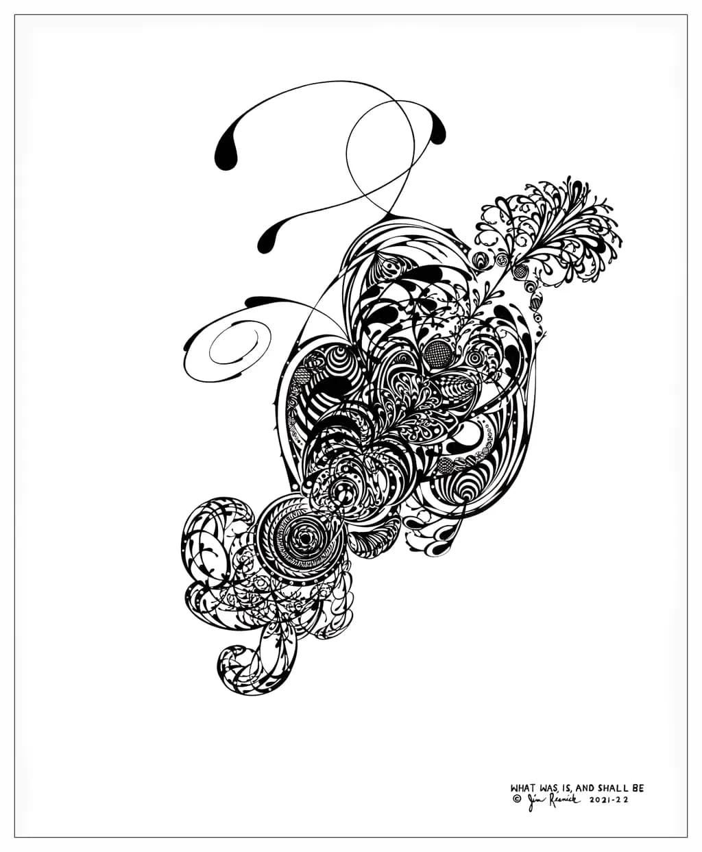 Eternal Whispers: A Dance of Spirals and Curves