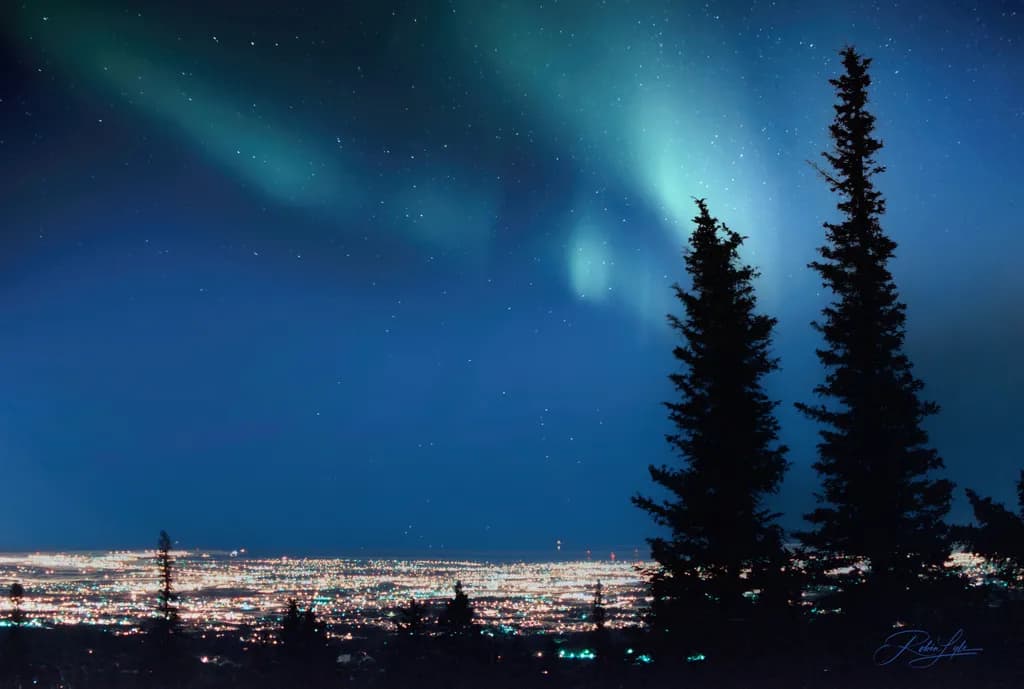 Aurora Over Anchorage
