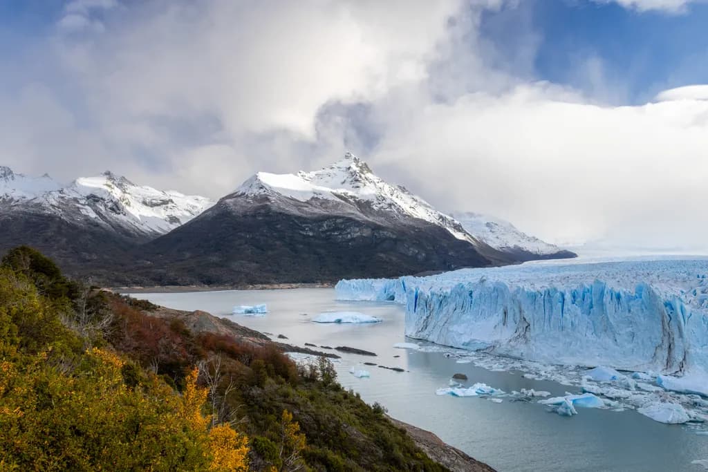 Snowy Mountain Glacier