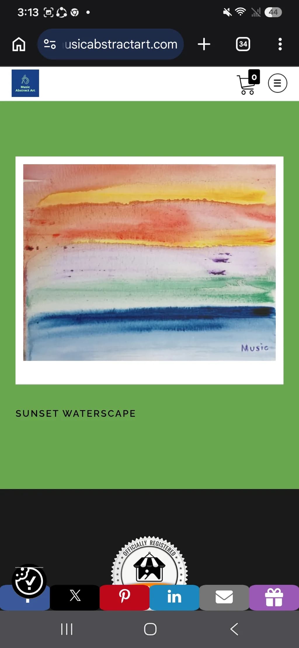 Sunset Waterscape