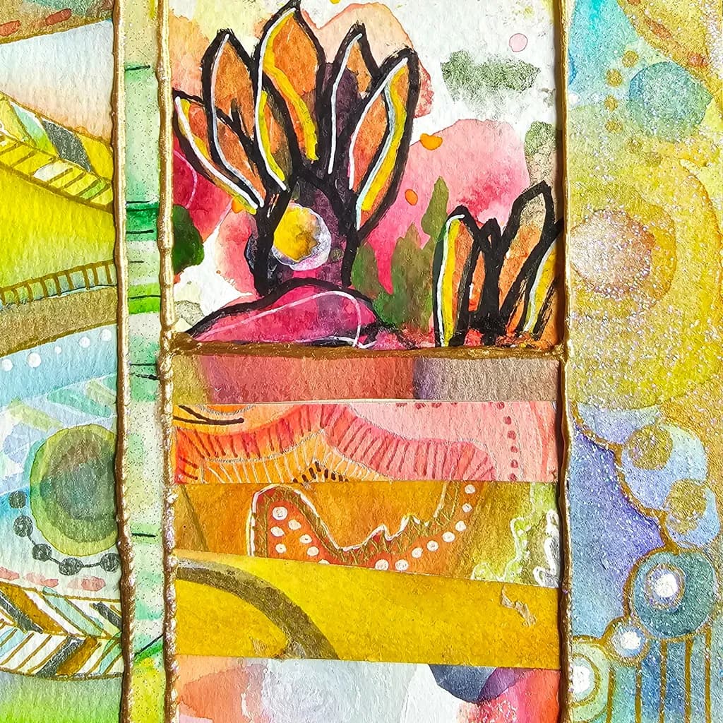 Vibrant Blossoms: A Kaleidoscope of Colorful Expressions in Watercolor Art