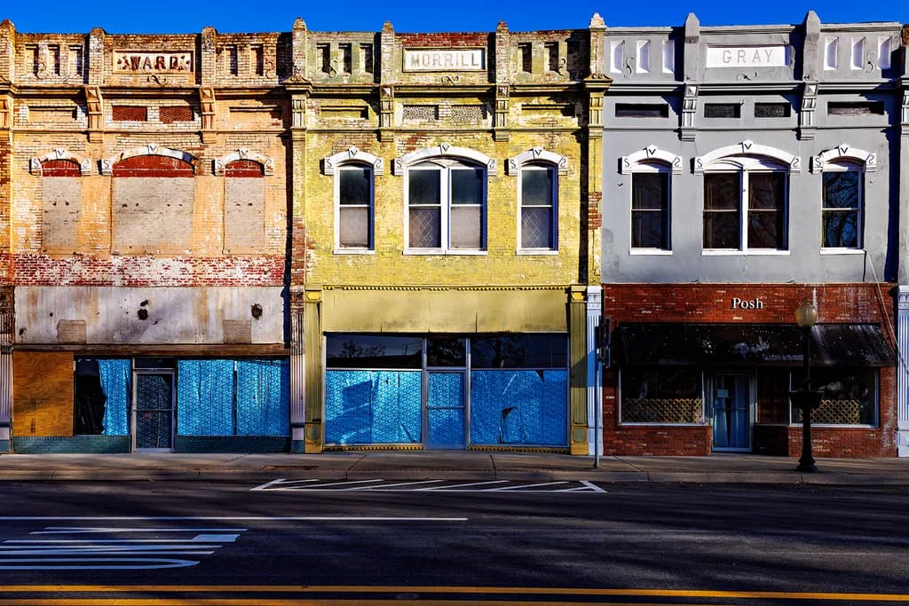Historic Brick Storefronts