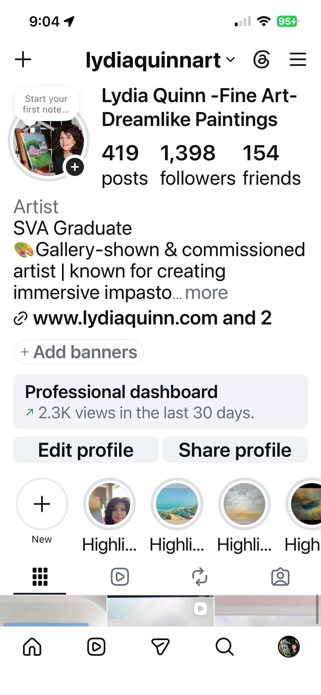 Dreamlike Impasto