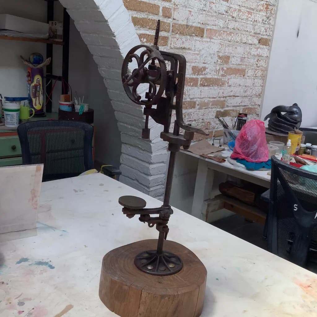 Industrial Gear Sculpture