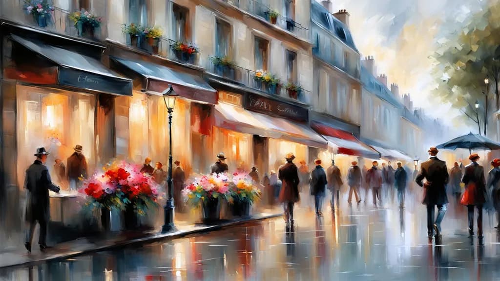 Parisian Evening Stroll