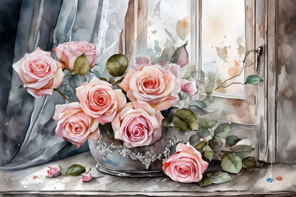 Rose Window Bouquet