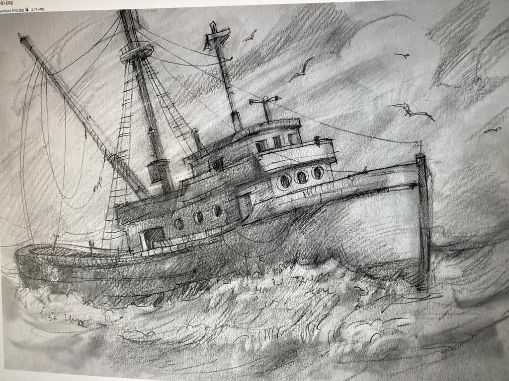 Stormy Seas Sketch
