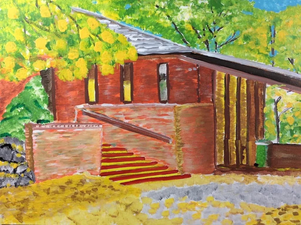 Brick House Entrance