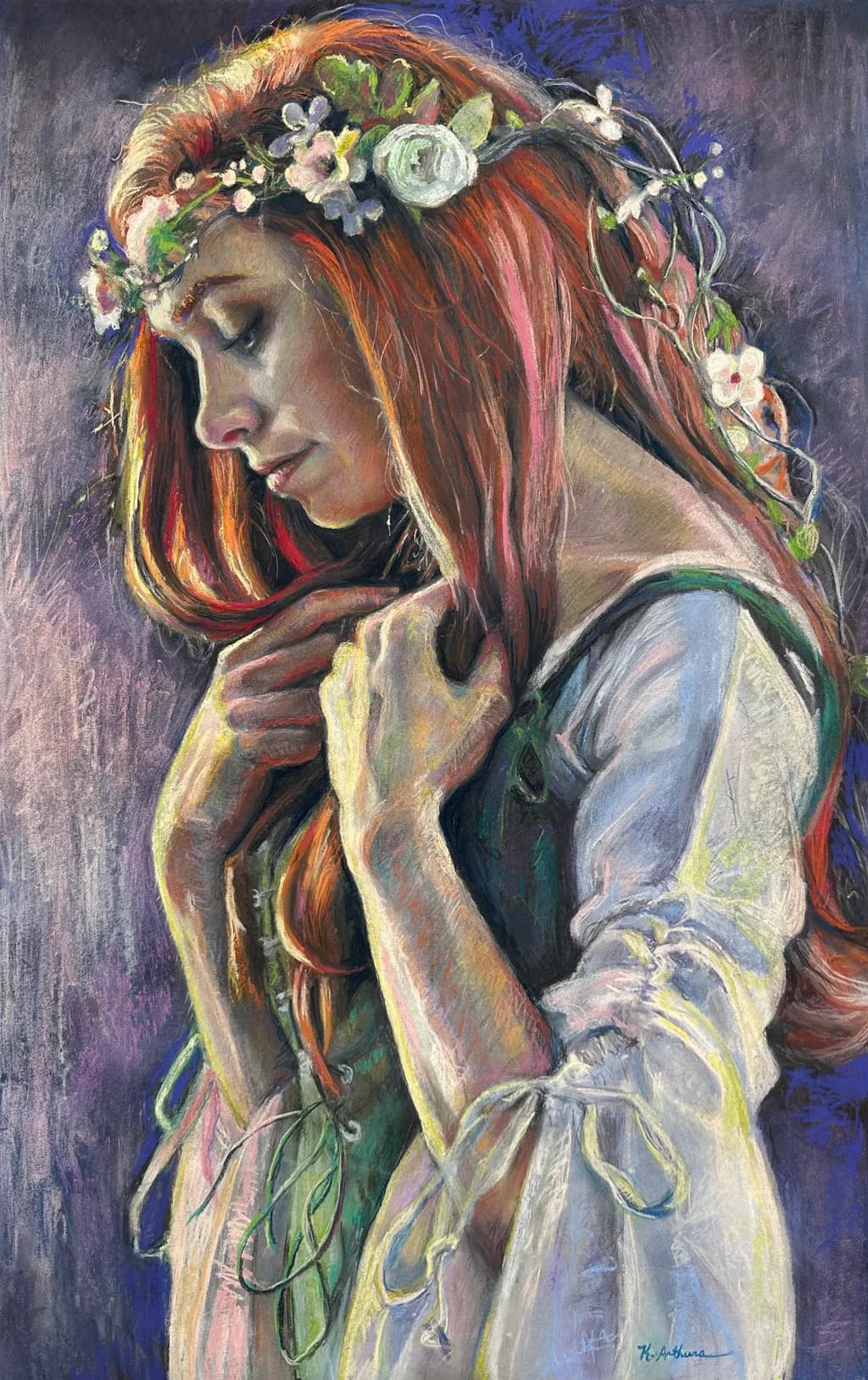 Whispers of Enchantment: A Portrait of Grace and Serenity