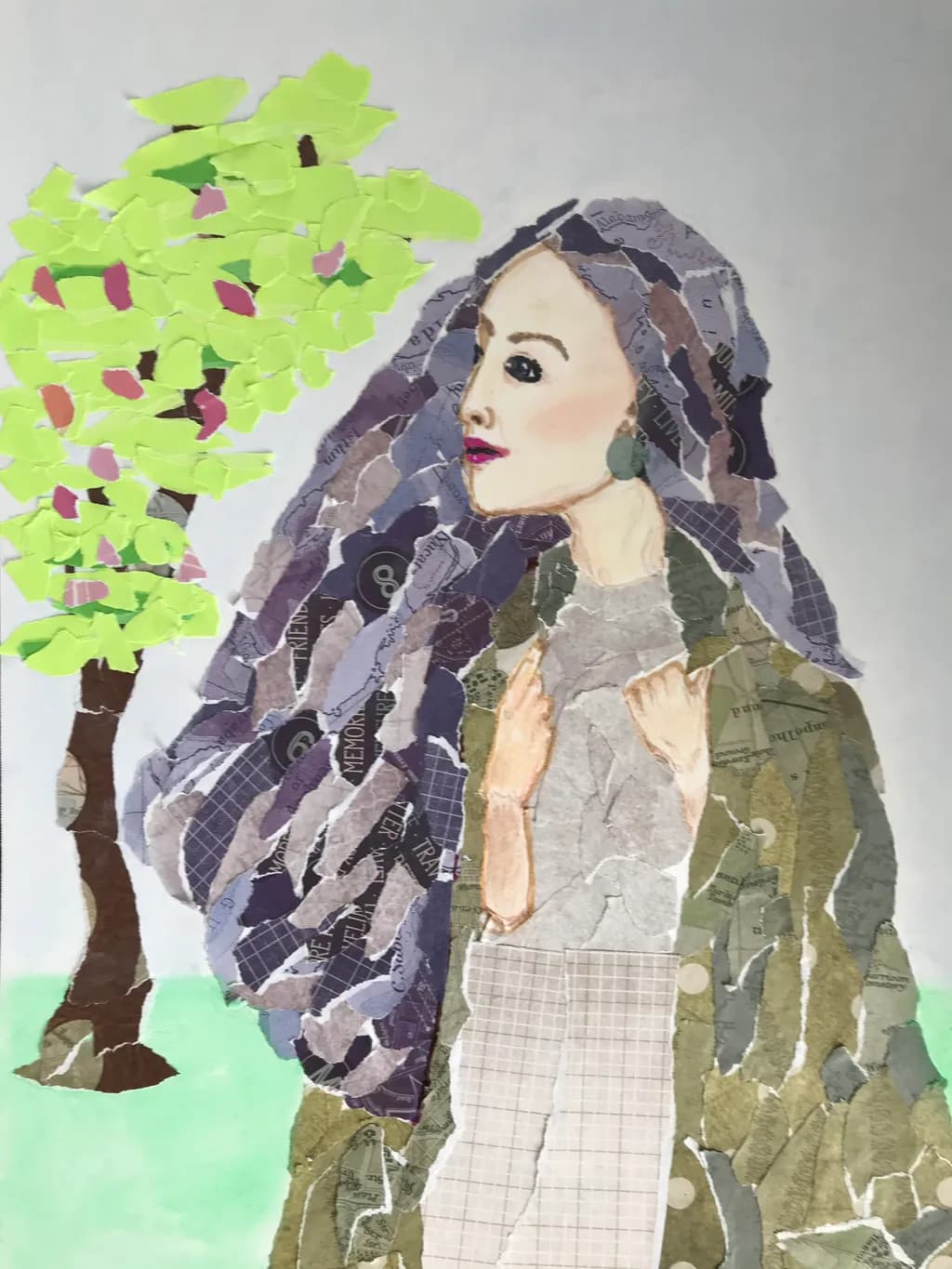 Paper Patch Portrait
