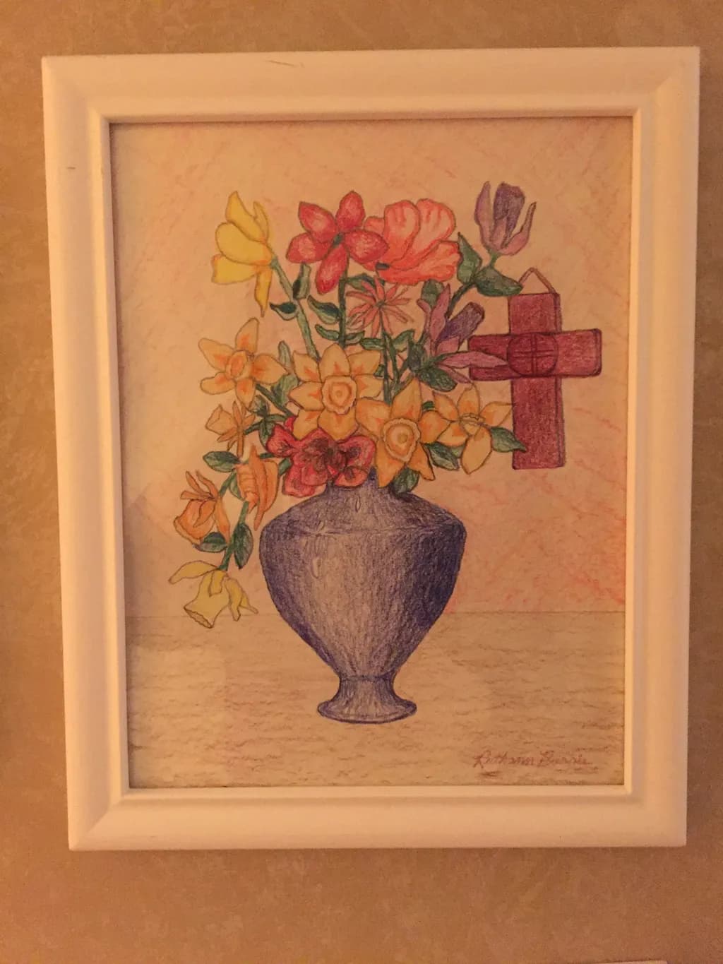 Floral Cross Harmony