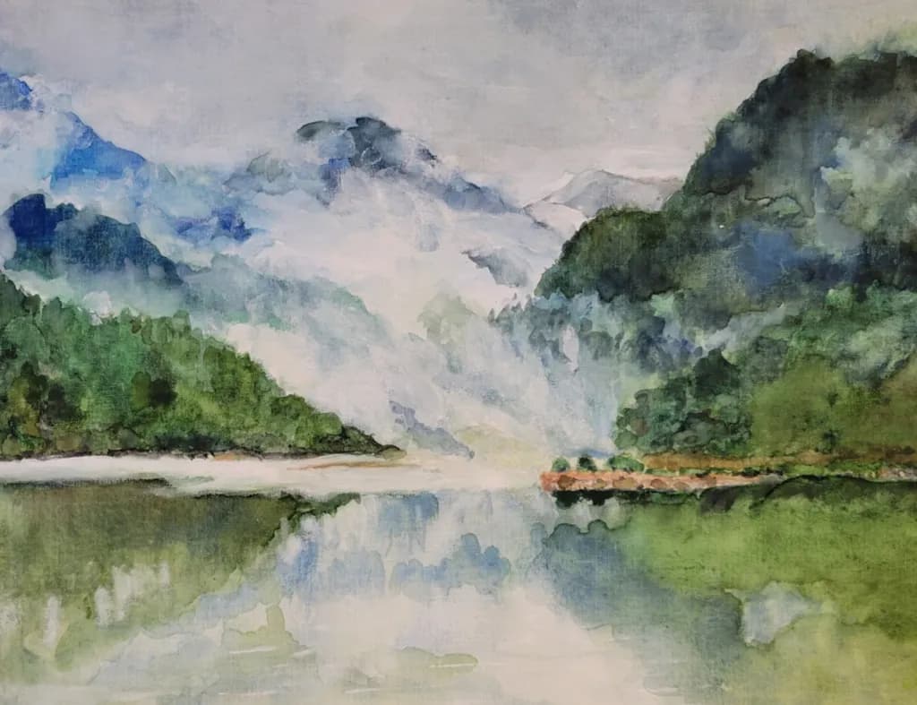 Whispers of Serenity: A Tranquil Reflection in Nature's Embrace