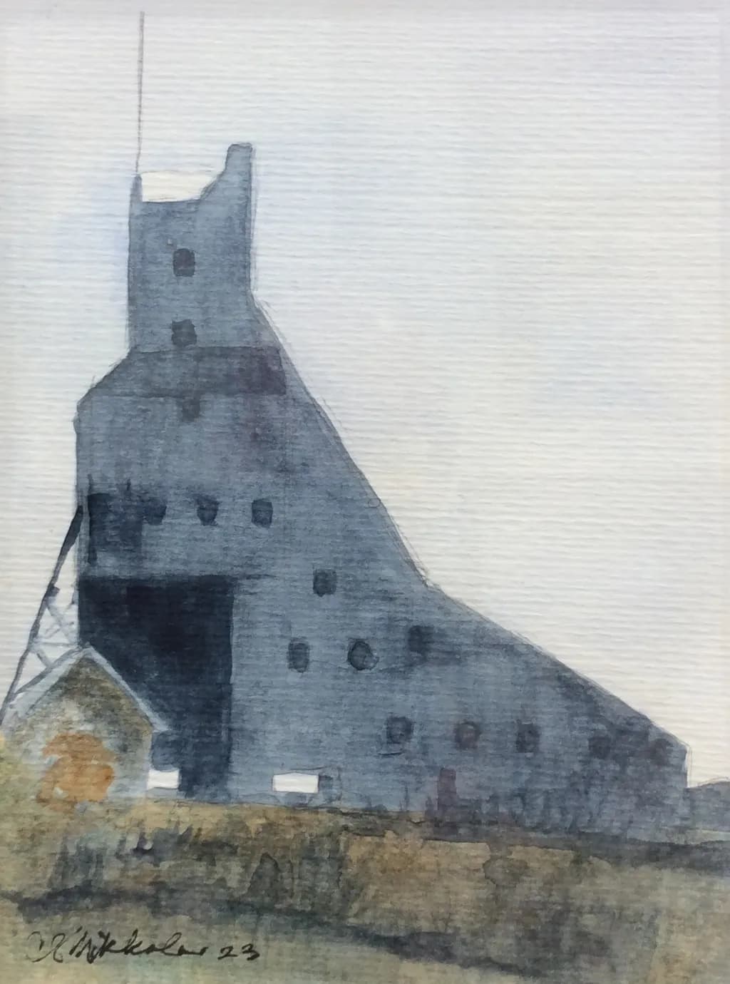 Faded Industrial Silence