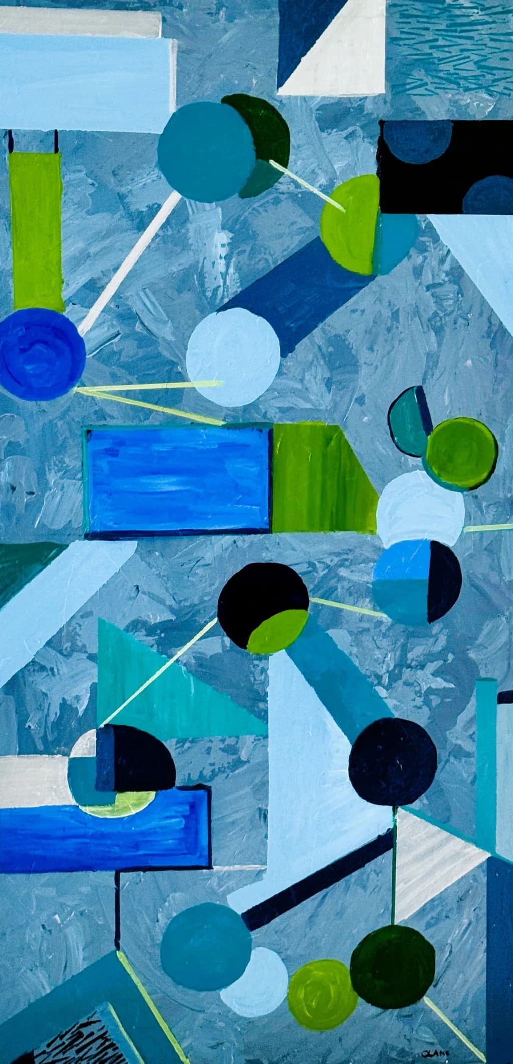 Vibrant Connections: A Dance of Color and Form