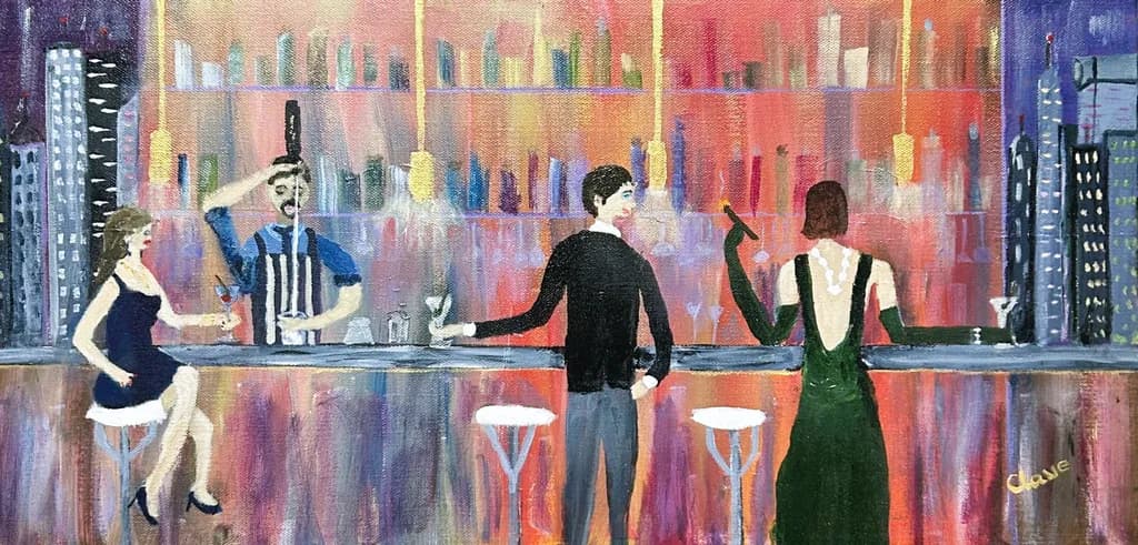 Evening Bar Scene