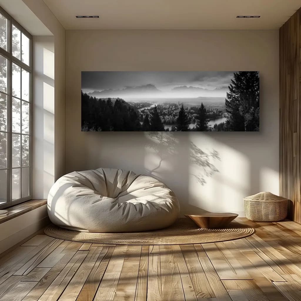 Misty Valley Panorama