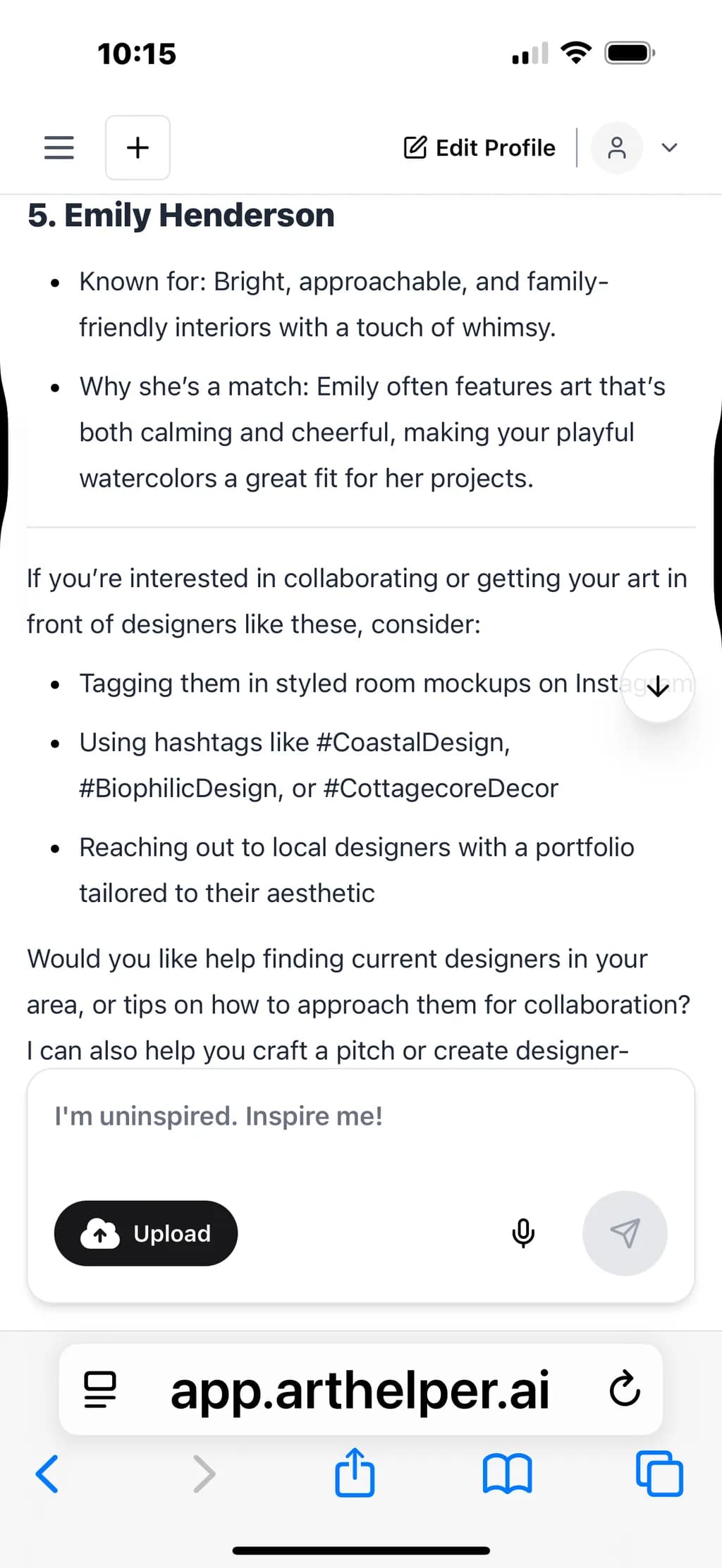 Collaborative Inspiration