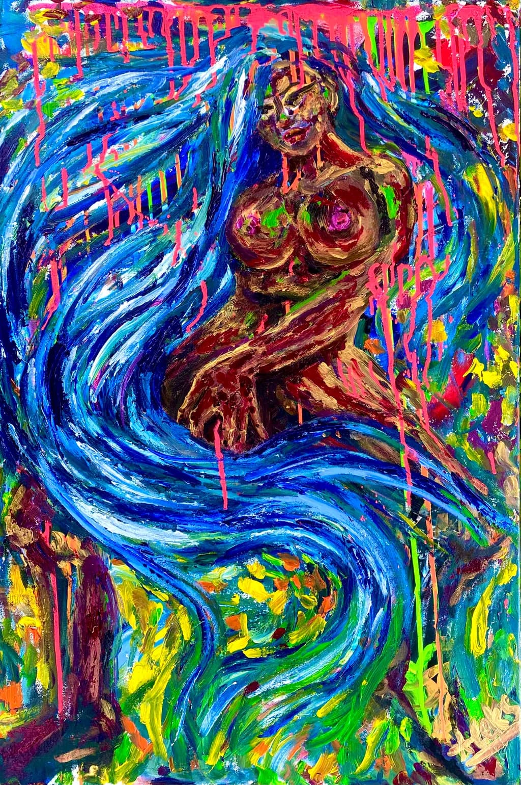 Ethereal Flow: A Celebration of Color and Form in Abstract Expressionism