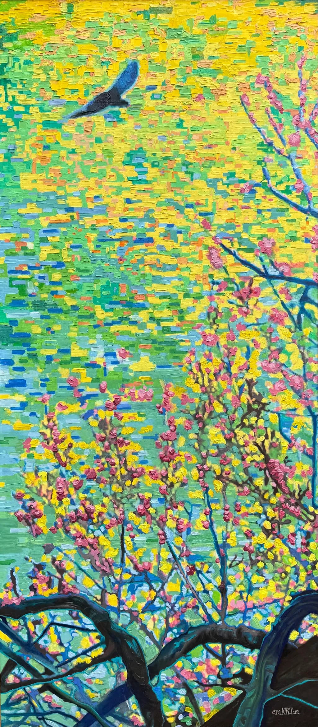 Bird Among Blossoms