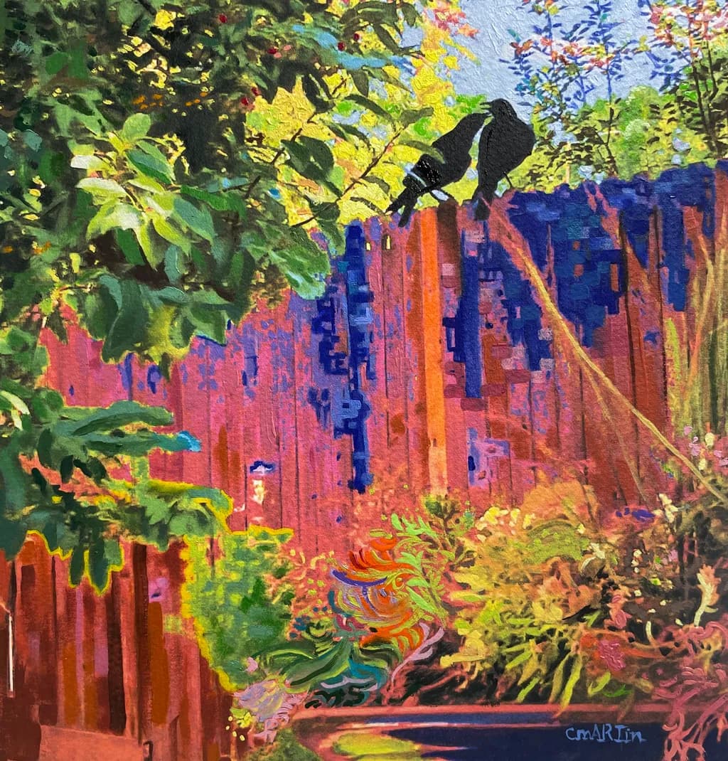 Whispers of Color: A Garden's Embrace // Link in bio
