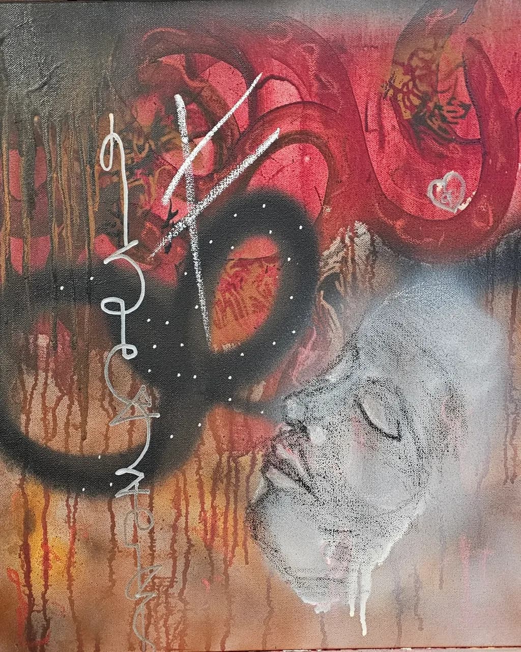Whispers of Emotion: An Abstract Journey Through Texture and Contrast