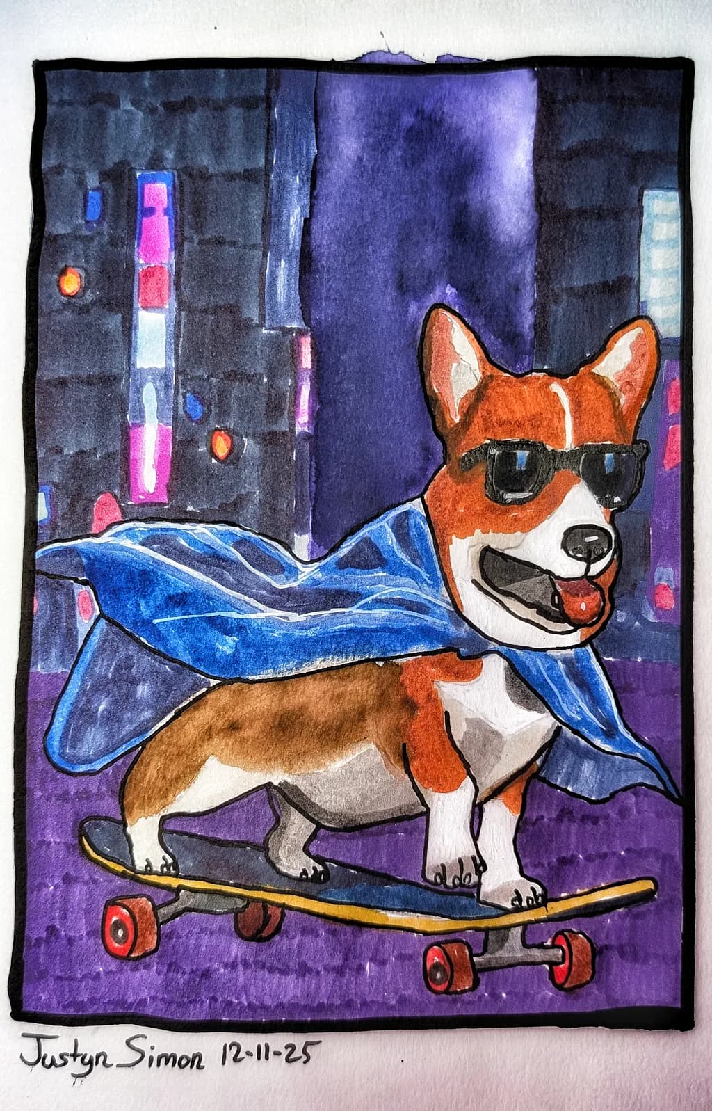 Skater Hero Corgi