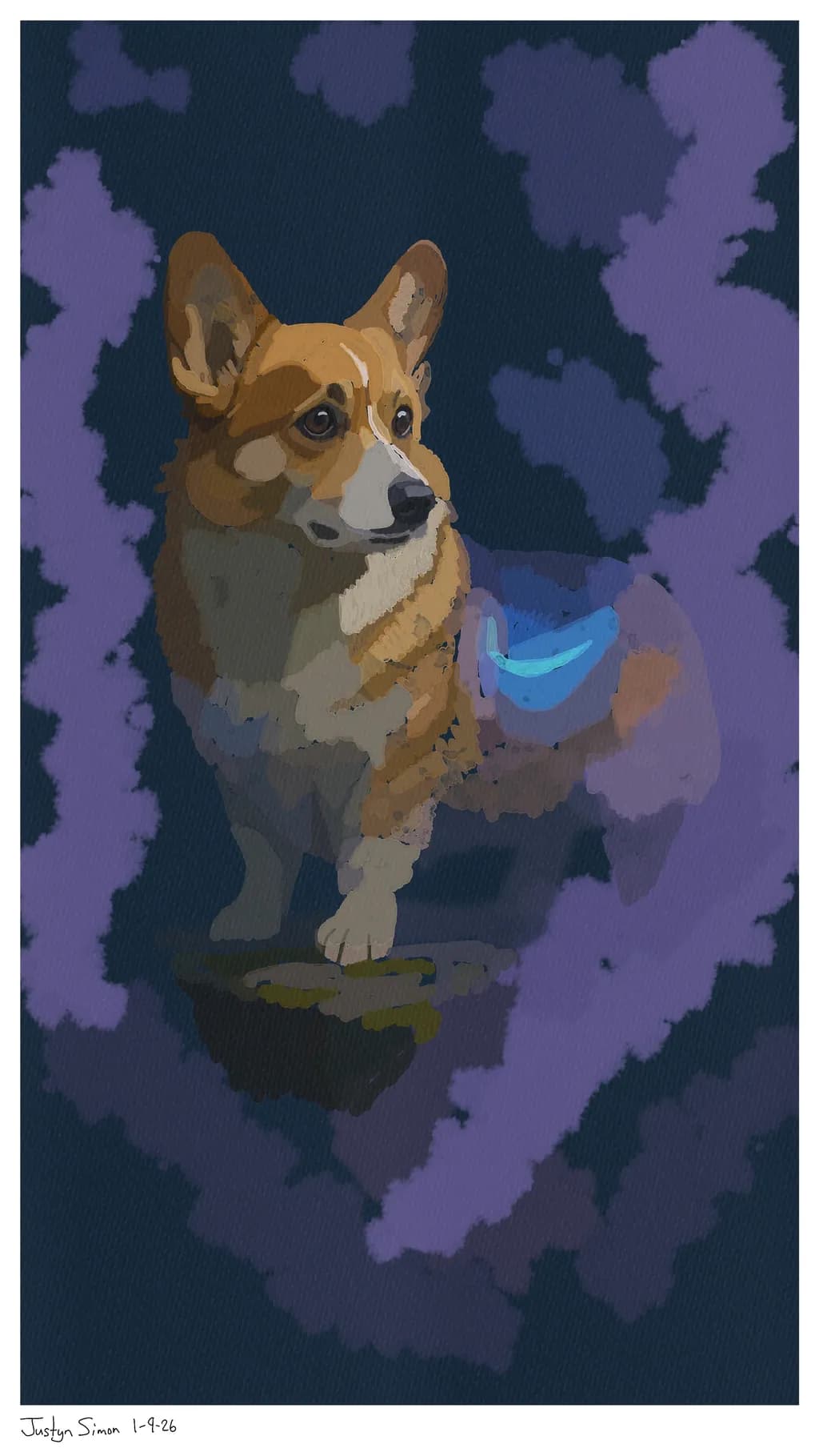 Corgi in Nebula