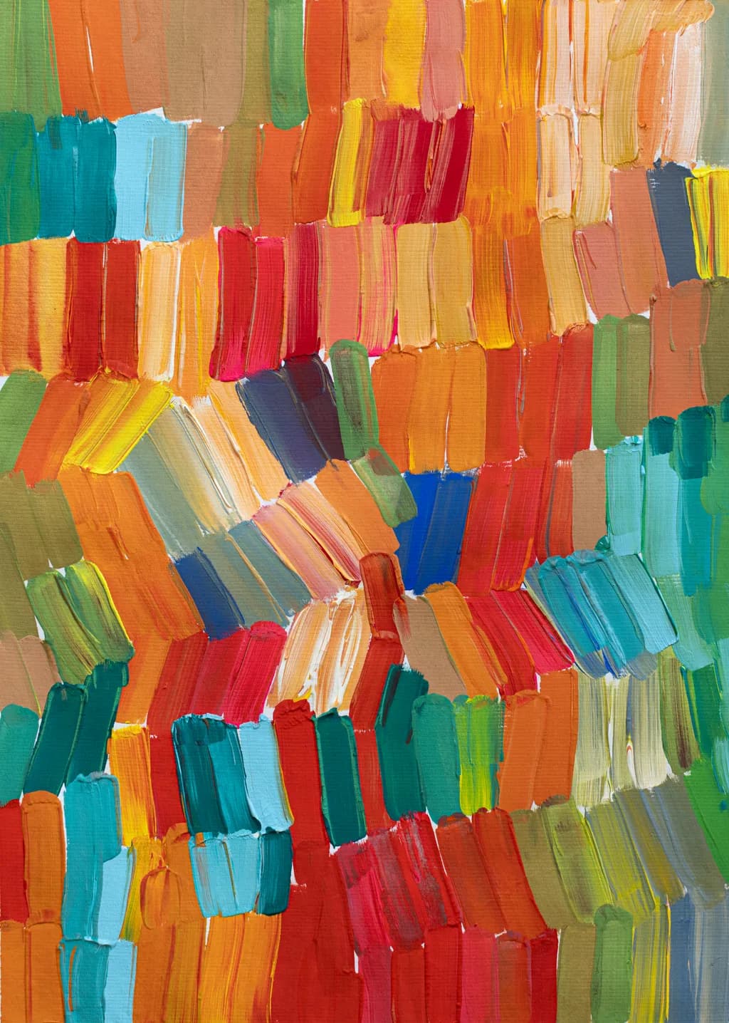 Vibrant Mosaic: A Symphony of Color and Texture